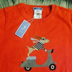 JacadiI Paris US INTARSIA DOG SWEATER